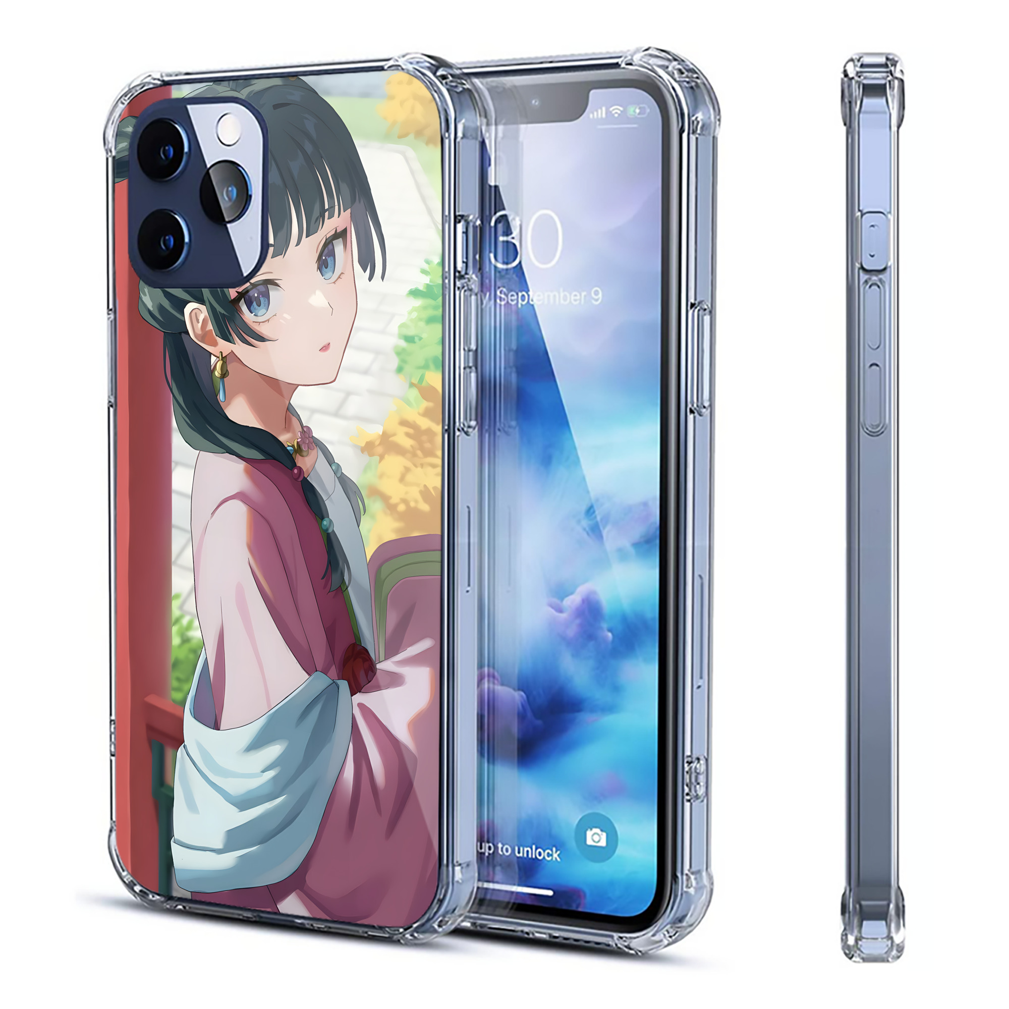 （画像用） 薬屋のひとりごと The Apothecary Diaries 【iPhone 12シリーズ対応】透明スマホケース（クリアソフトケース）